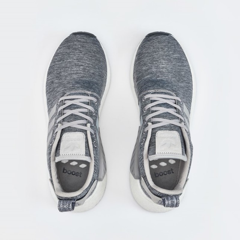 adidas NMD R2 Medium Grey Grey melange Pack BY2790 Grailify